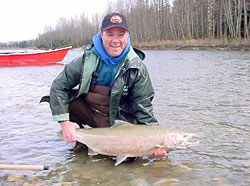 Salmon Fishing Skeena River, Hosted Kalum River Lodge